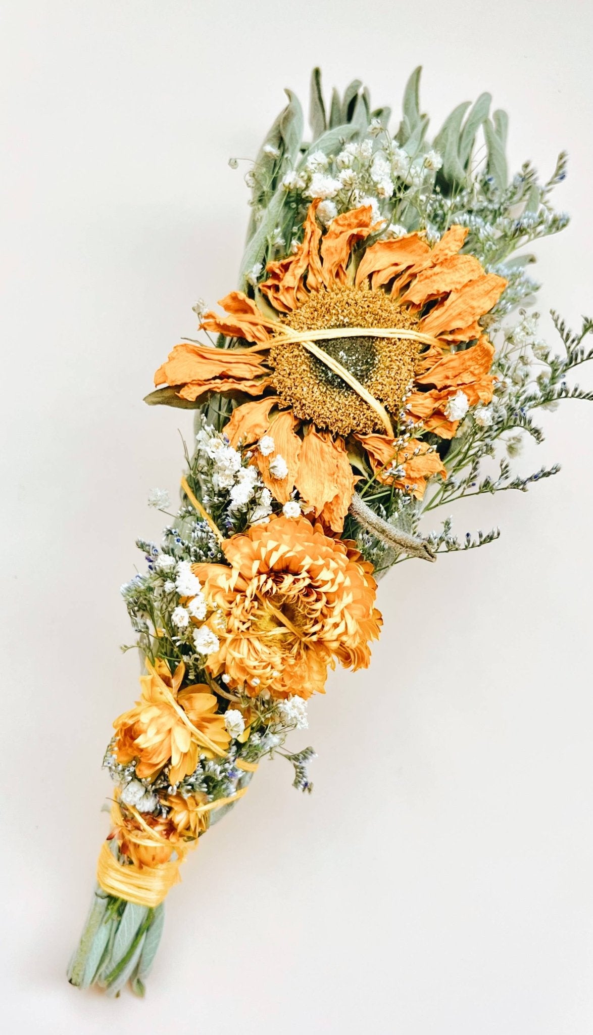 SUNSHINE PRAIRIE Floral Sage Smudge Bundle - Smoke Cleanser - HER Home Design Boutique